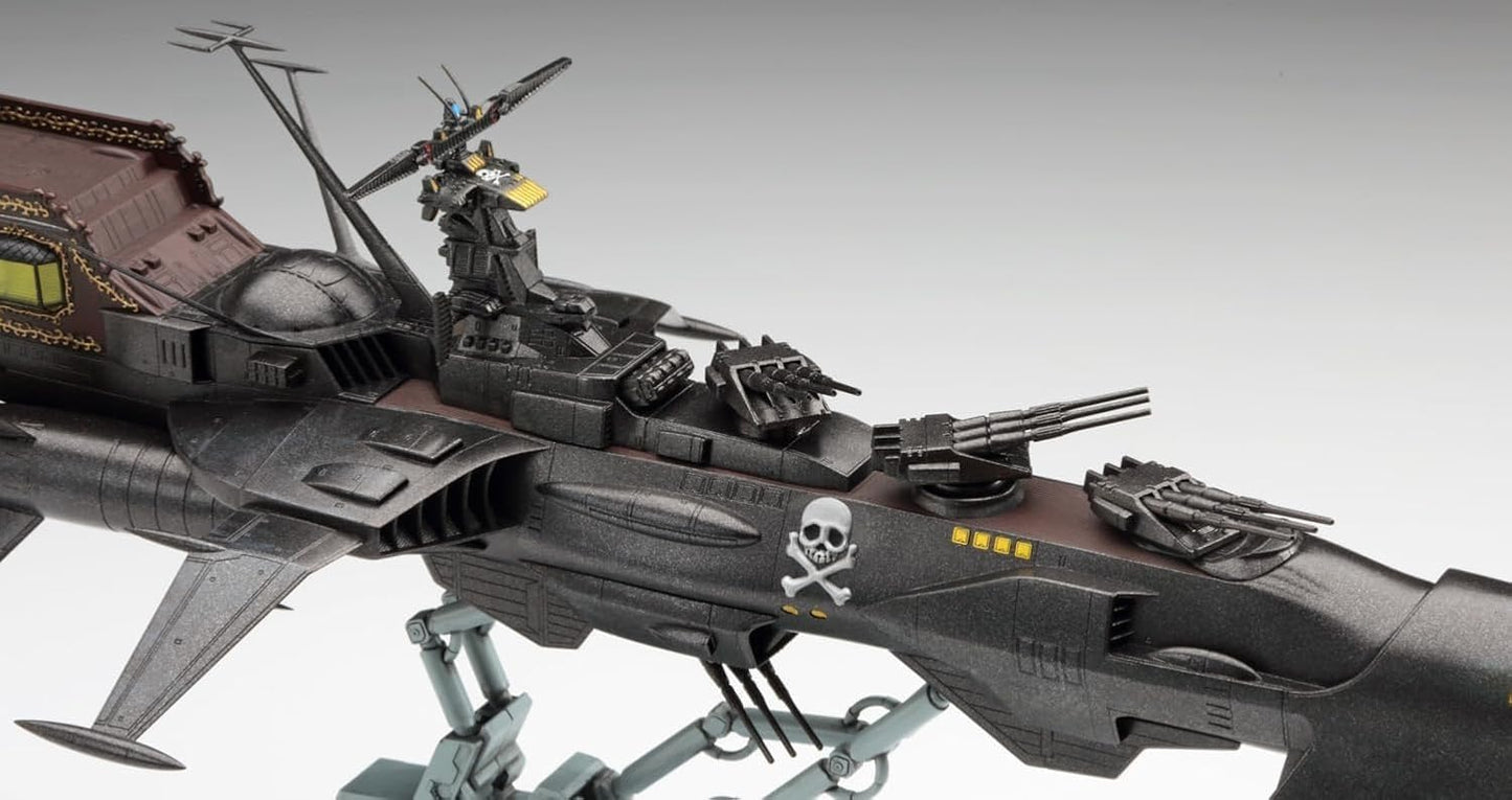 1/1500 CAPTAIN HARLOCK SPACE PIRATE DIMENSION VOYAGE Space Pirate Battleship ARCADIA Third Ship [Variant] Attack Enhanced Type with ACRYLIC STAND FIGURE