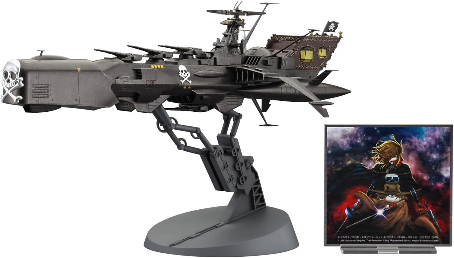 1/1500 CAPTAIN HARLOCK SPACE PIRATE DIMENSION VOYAGE Space Pirate Battleship ARCADIA Third Ship [Variant] Attack Enhanced Type with ACRYLIC STAND FIGURE