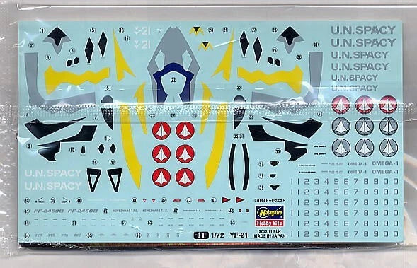 1/72 YF-21 MACROSS PLUS