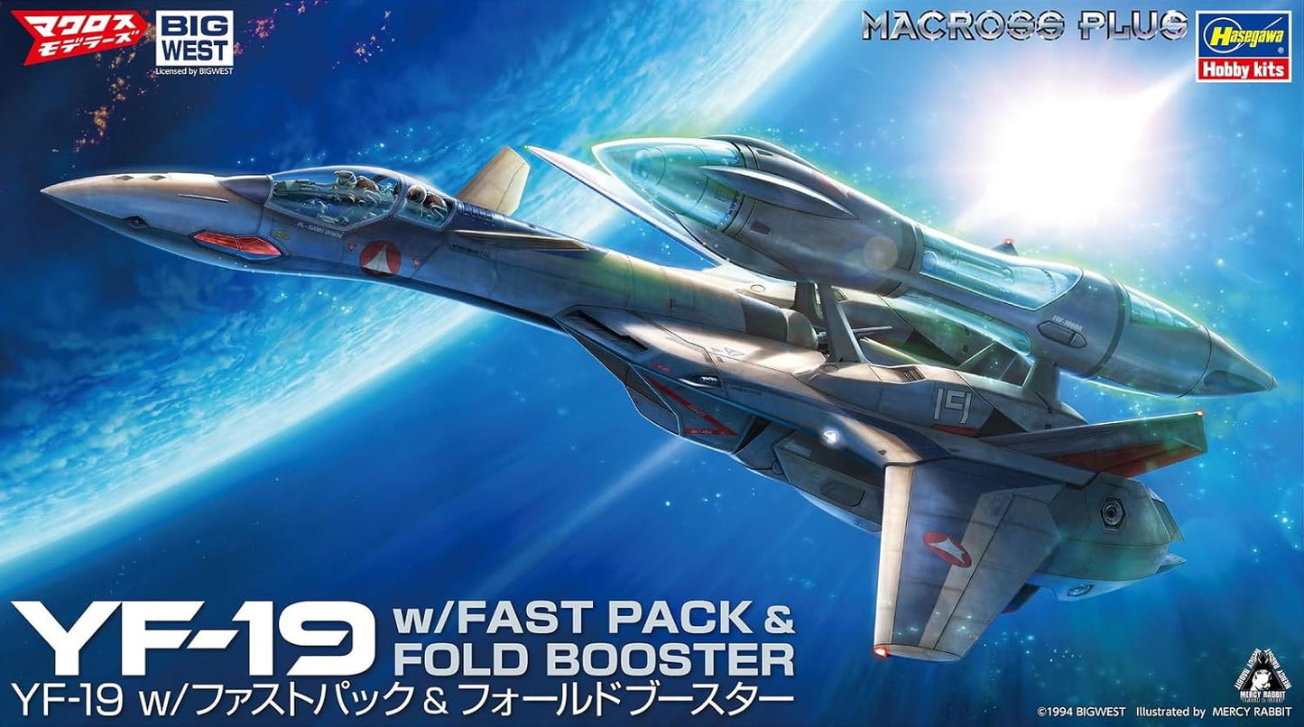 1/72 YF-19 with FAST PACK & FOLD BOOSTER MACROSS PLUS