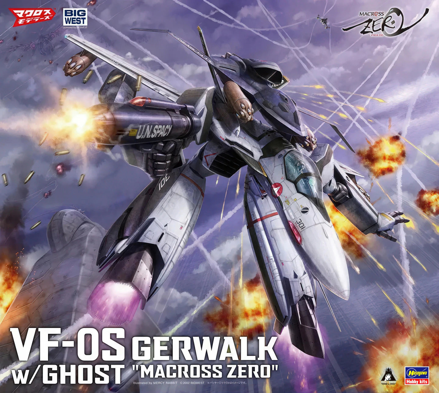 1/72 VF-0S GERWALK with GHOST MACROSS ZERO