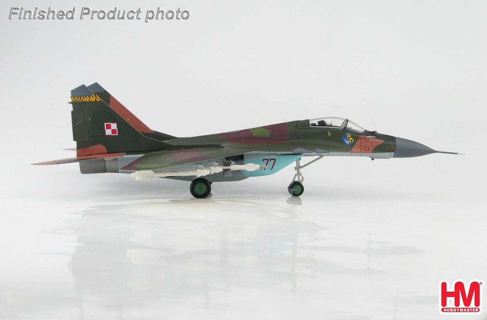 1/72 MIG29A Fulcrum No. 77 1st Fighter Aviation Regiment Polish Air Force 1996