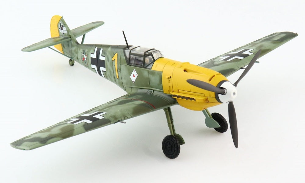 1/48 BF 109E-3 Yellow 1 flown by Oblt. Josef Priller Staffelkaptian of 6/JG 51 France Autumn 1940