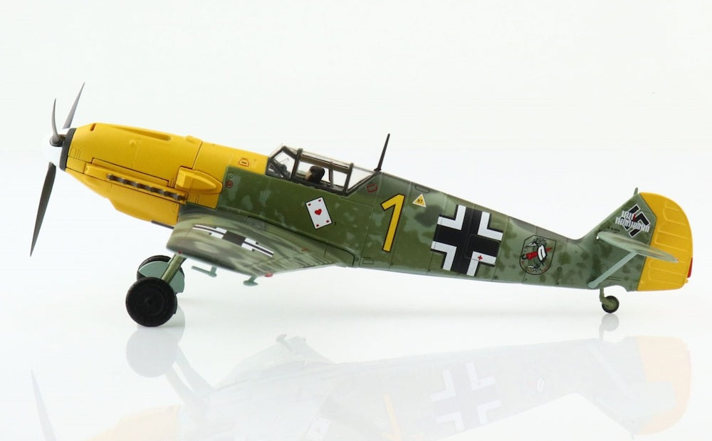 1/48 BF 109E-3 Yellow 1 flown by Oblt. Josef Priller Staffelkaptian of 6/JG 51 France Autumn 1940