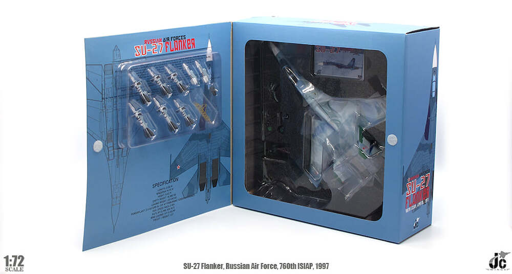 1/72 Russian Air Force Air Force Su-27 Flanker 760th ISIAP Lipetsk 1997