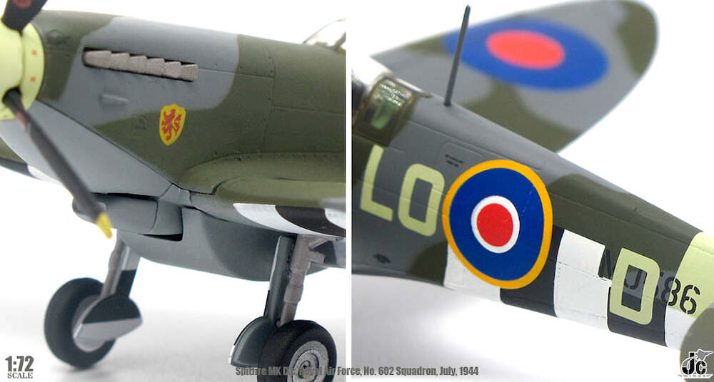 1/72 Spitfire MK IXc Pierre Closterman RAF No. 602 Squadron July 1944