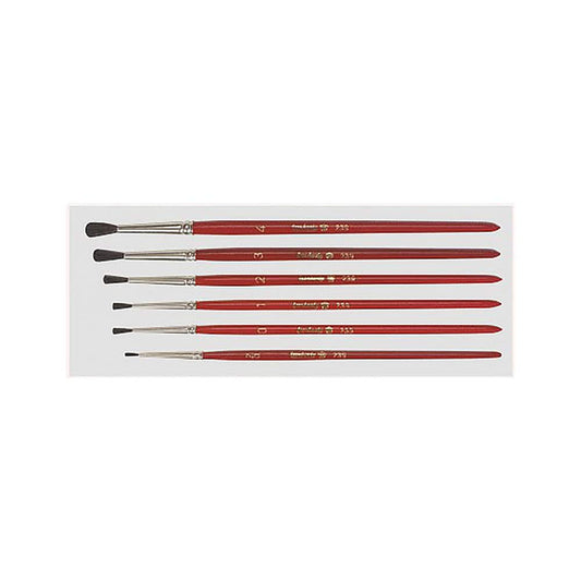 6pc School Brush Set