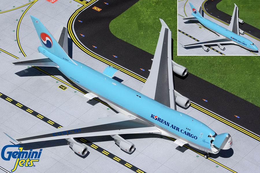 1/200 Korean Air Cargo B747-400ERF Interactive Series  HL7603