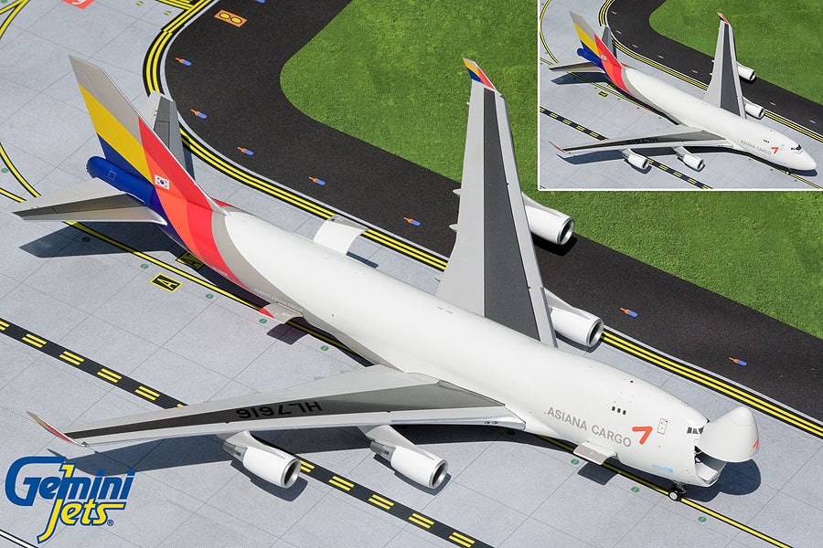 1/200 Asiana Cargo B747-400F Interactive HL7616