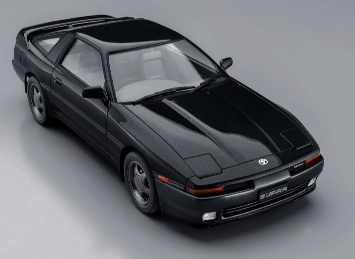 1/24 TOYOTA SUPRA A70 2.5GT TWIN TURBO R 1990 BLACK COLOR