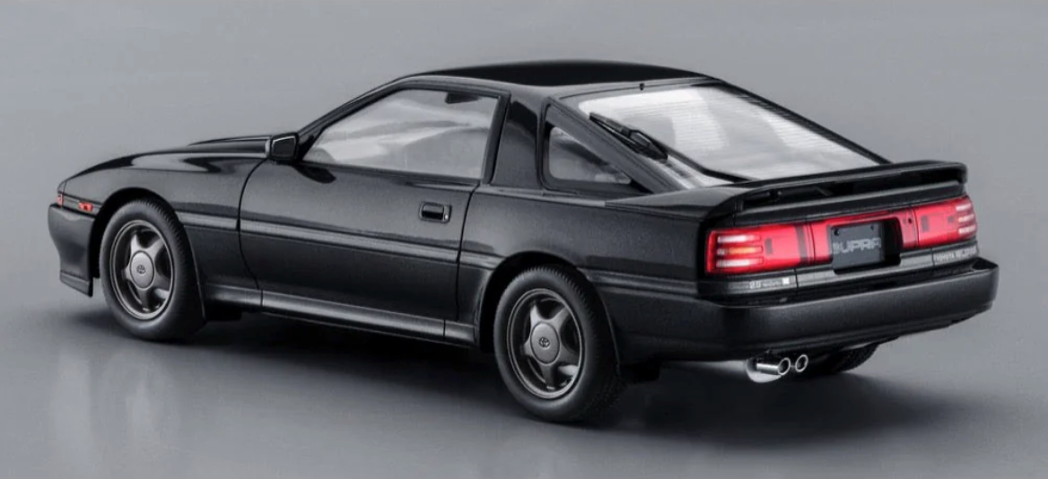 1/24 TOYOTA SUPRA A70 2.5GT TWIN TURBO R 1990 BLACK COLOR