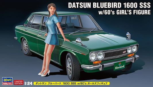 1/24 DATSUN BLUEBIRD 1600 SSS with 60’s GIRL’S FIGURE