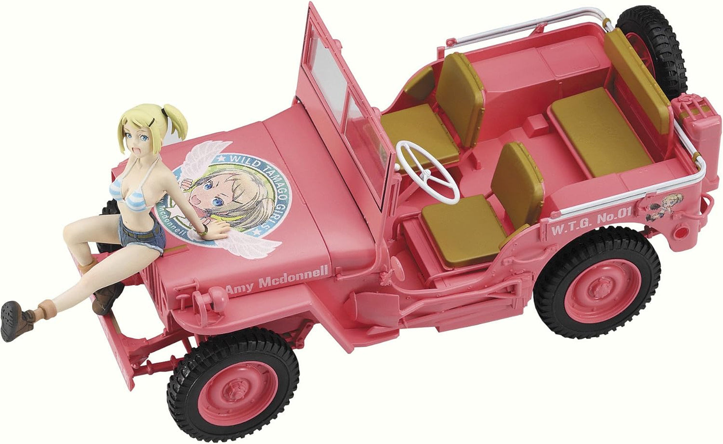 1/24 Wild Egg Girls 1/4 Ton 4x4 Utility Truck Amy Mcdonnell with Figure