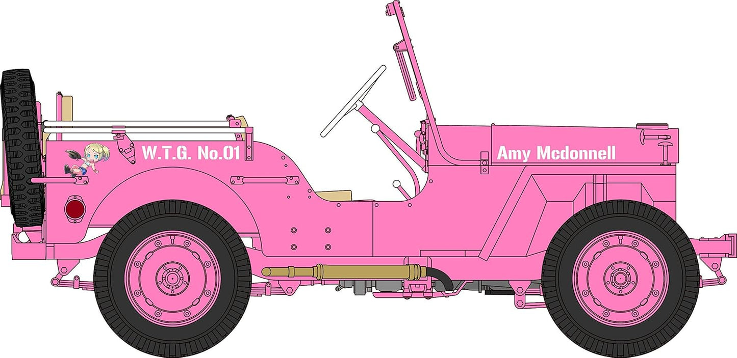 1/24 Wild Egg Girls 1/4 Ton 4x4 Utility Truck Amy Mcdonnell with Figure