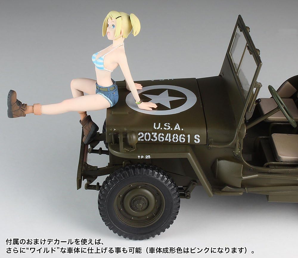 1/24 Wild Egg Girls 1/4 Ton 4x4 Utility Truck Amy Mcdonnell with Figure