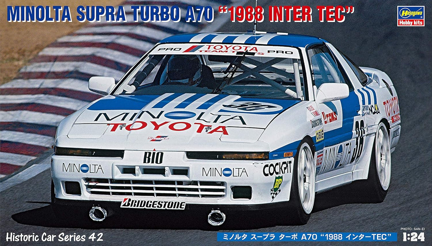 1/24 MINOLTA SUPRA TURBO A70 1988 INTER TEC