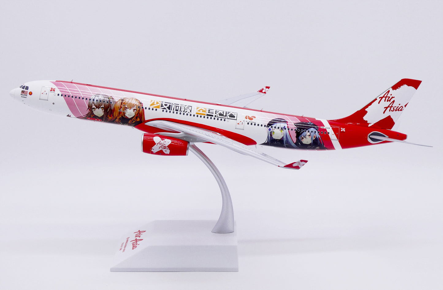 1/200 Air Asia X Airbus A330-300 "Girls' Frontline" Reg: 9M-XXB with Stand