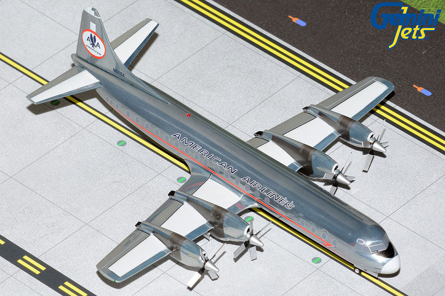 1/200 American Airlines L-188A Electra N6118A Polished Astrojet Livery
