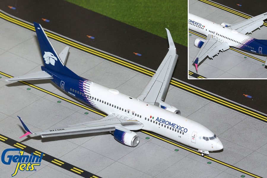 1/200 Aeromexico B737-800W N957AM New Livery Flaps Down