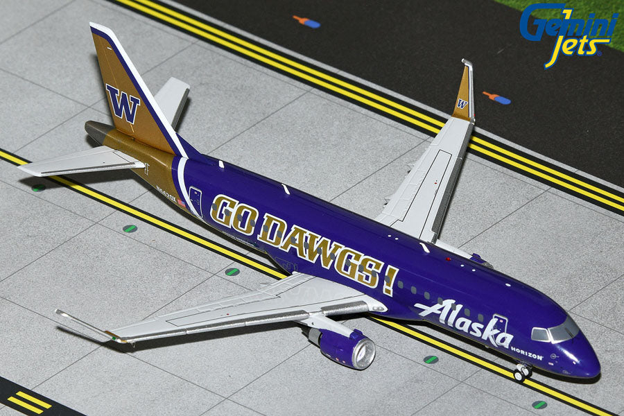 1/200 Alaska Airlines E175LR "GO DAWGS!" N662QX