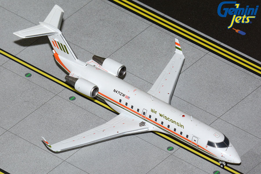 1/200 Air Wisconsin Bombardier CRJ-200LR "Retro" N47IZW