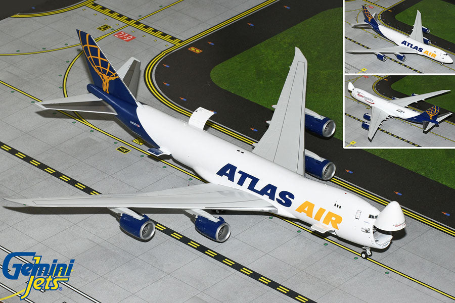 1/200 Atlas Air/Apex Logistics B747-8F N863GT Interactive Series