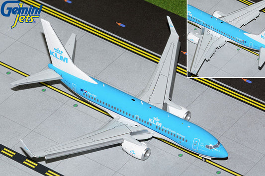 1/200 KLM Royal Dutch Airlines B737-700 PHBGI Flaps Down