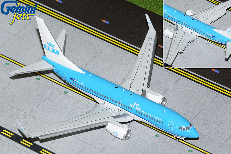 1/200 B737-700W KLM PH-BGI flaps down
