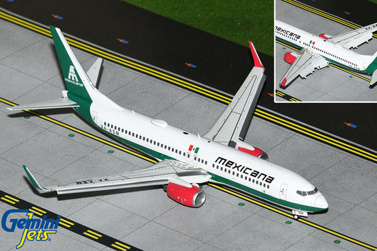 1/200 Mexicana B737-800W XA-ASM Flaps Down