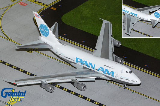 1/200 Pan American World Airways B747-SP N531PA Billboard Titles Flaps Down