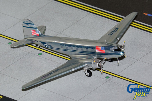 1/200 Pan American Airways System DC-3C NC33611 (Polished)