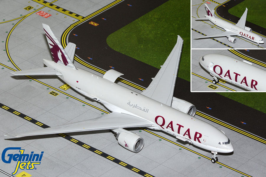 1/200 Qatar Airways Cargo B777-200LRF A7-BFT (Interactive Series)