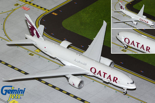 1/200 Qatar Airways Cargo B777-200LRF A7-BFT (Interactive Series)