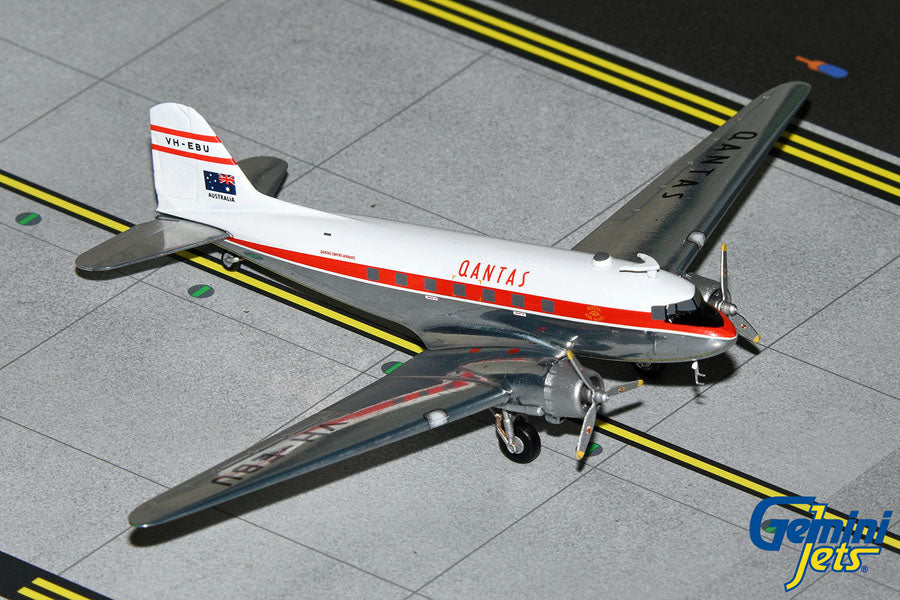 1/200 Qantas DC-3 VH-EBU Polished