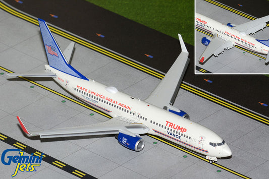 1/200 Trump-Vance Campaign B737-800 N917XA Flaps Down