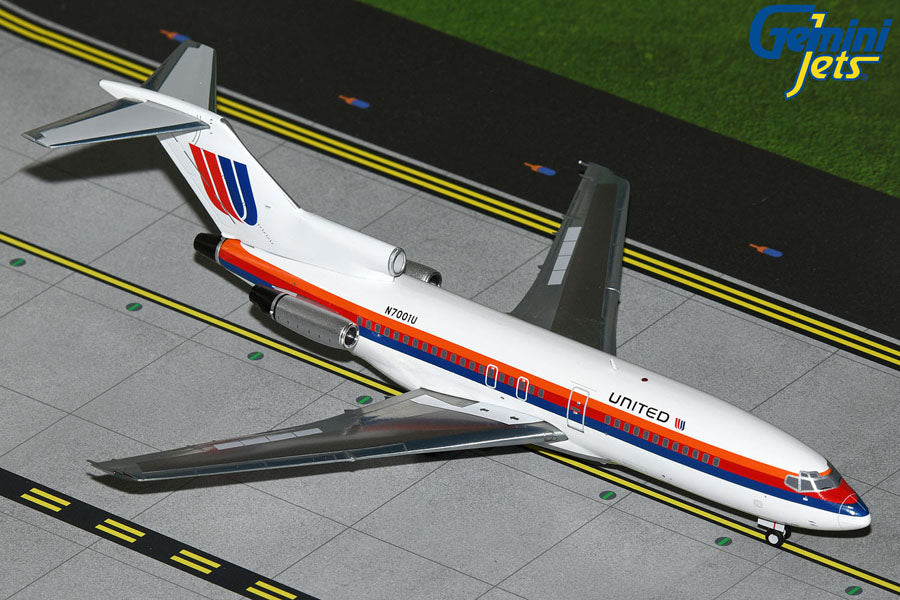 1/200 United Airlines B727-100 N7001U
