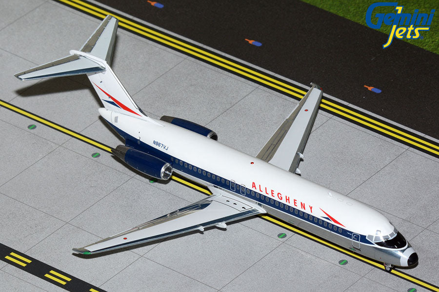 1/200 Allegheny Airlines DC-9-30 N967VJ with Polished Belly & Upgraded Stand