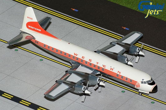 1/200 Western L-188A Electra N7139C (1959 Livery; Polished Belly)