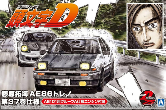 1/24 TAKUMI FUJIWARA 86 TRUENO COMICS VOL.37 VER. TOYOTA