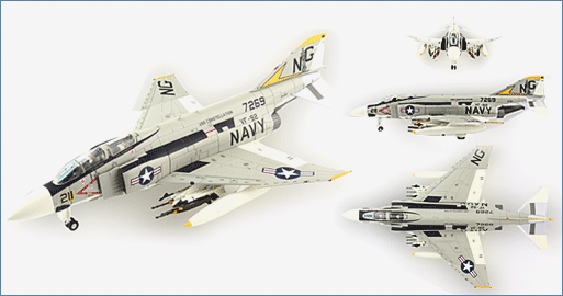 1/72 F-4J Phantom II  - Mig-17 Killer -  157269 VF-92  - Silver Kings -  USS Constellation 10 Ma