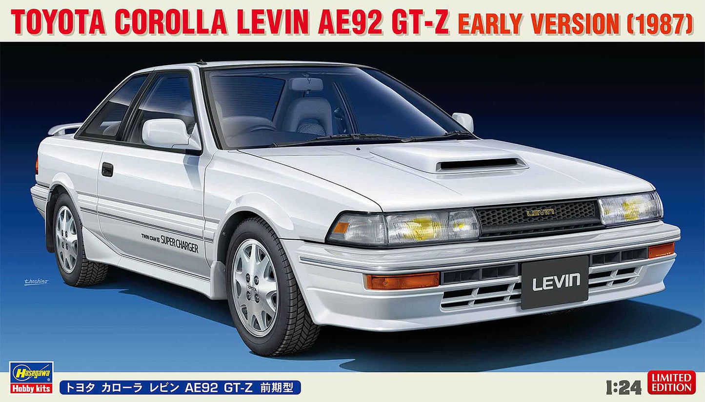 1/24  TOYOTA COROLLA LEVIN AE92 GT-Z EARLY VERSION