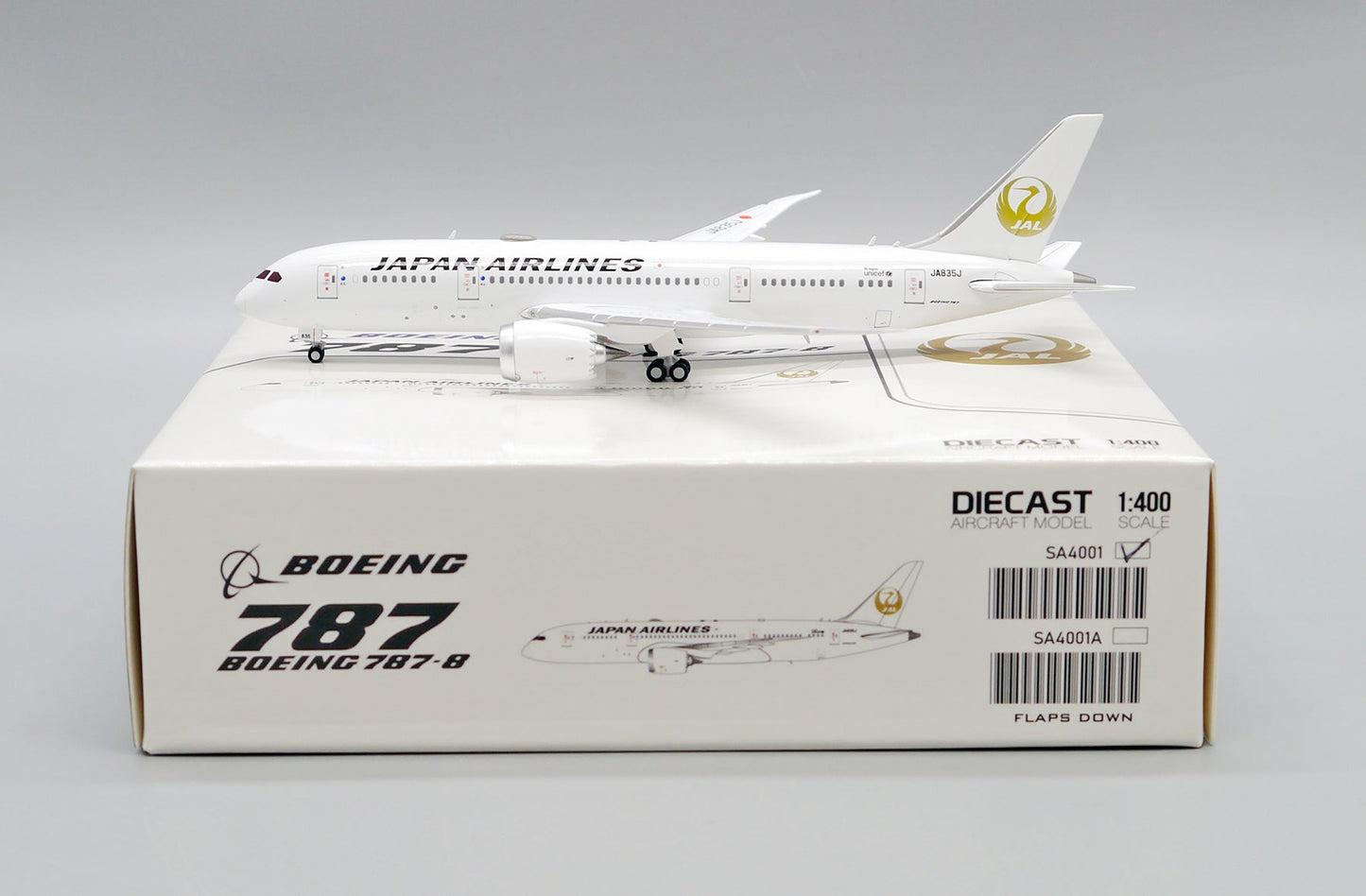 1/400 Japan Airlines B787-8 (JA835J)