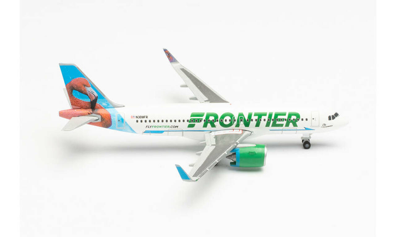 1/500 Frontier Airlines Airbus A320neo  - Flo the Flamingo -