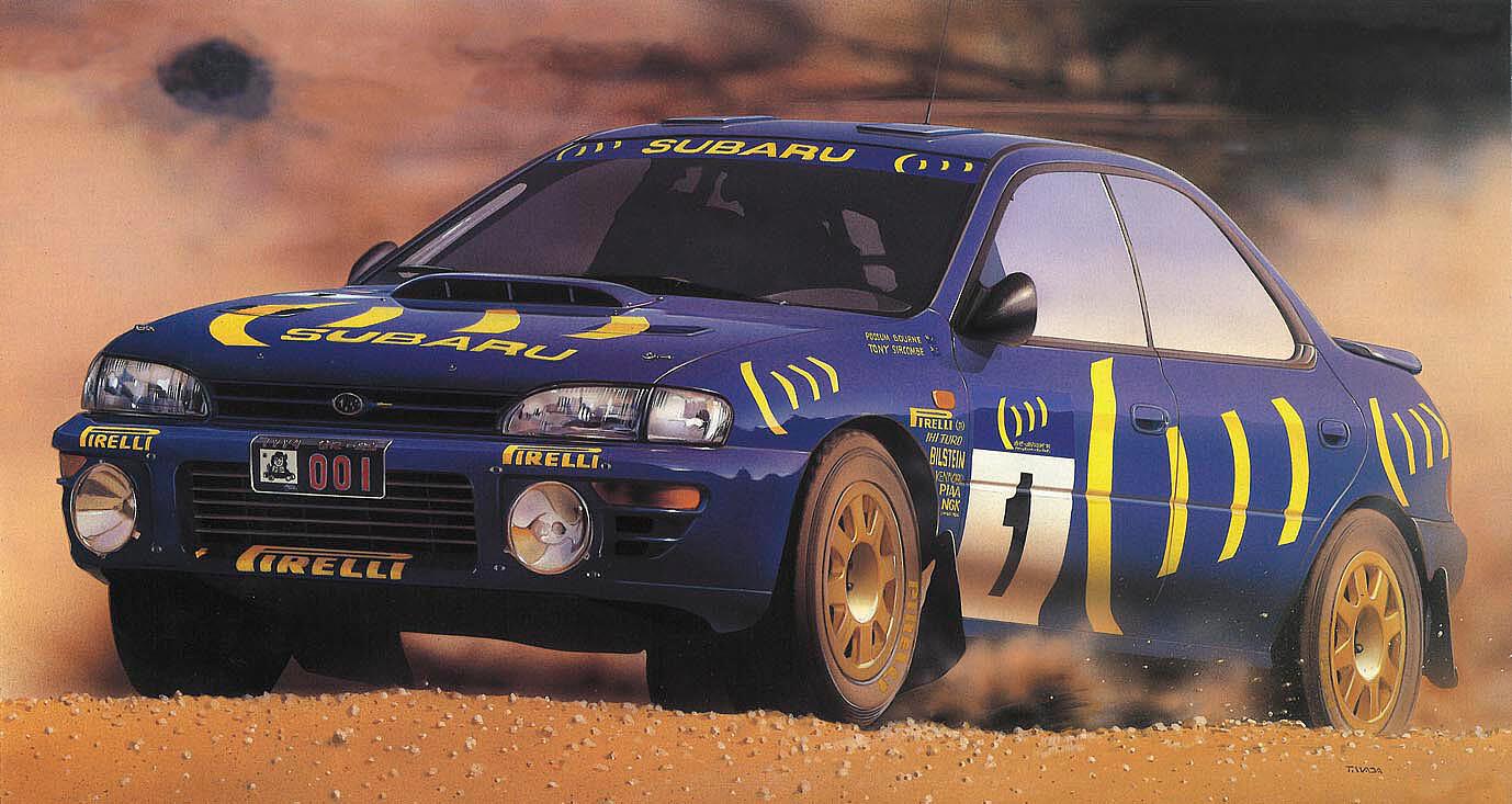 1/24  SUBARU IMPREZA  - 1994 HONG KONG-BEIJING RALLY WINNER -