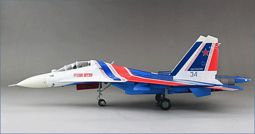 1/72 Su-30SM Russian Knights Blue 34 RF-81705 Russian Air Force 2019