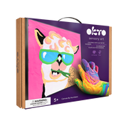 Coloring with Clay Set by Numbers 29x29cm - Llama