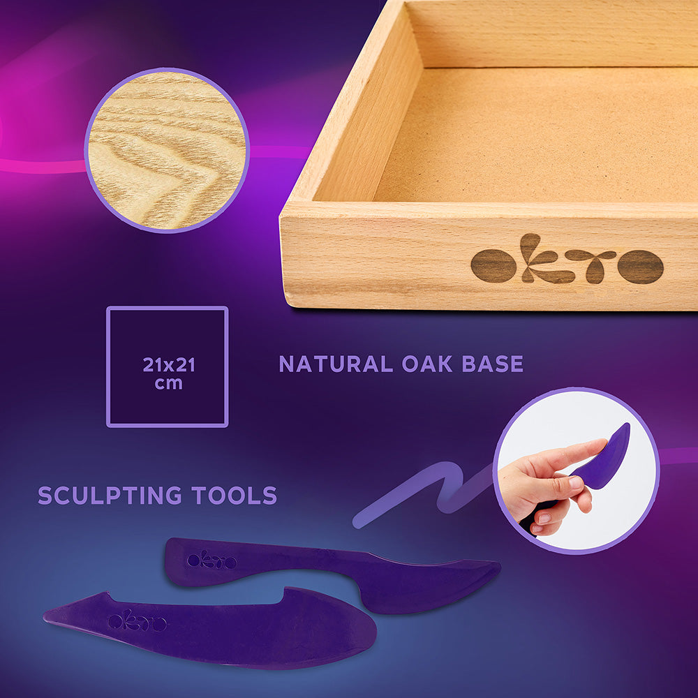 Wood&Craft DIY Little Worlds 21x21cm - Mommy Troll