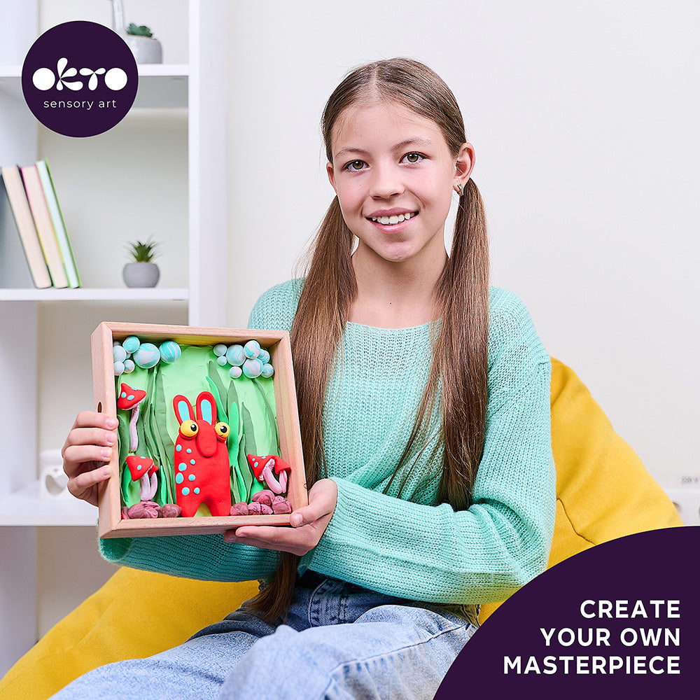 Wood&Craft DIY Little Worlds 21x21cm - Mommy Troll