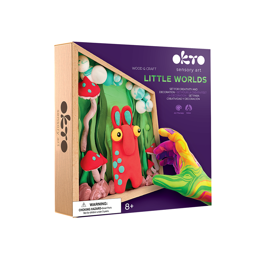 Wood&Craft DIY Little Worlds 21x21cm - Mommy Troll