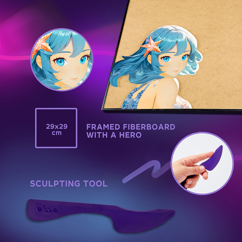 DIY 3D Painting Manga 30x40cm - Water